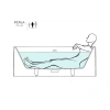 Фото ванна из искусственного камня salini perla 170x80 см 1049101g глянцевая