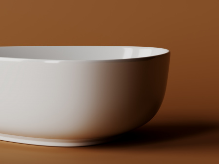 Фото раковина накладная ceramicanova element 45.5 см, цвет: белый cn5026
