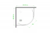 Фото душевое ограждение royal bath hkd rb90hkd-t-bl 90x90 см