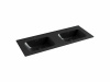Раковина накладная Ceramicanova Element 121 см, цвет: черный CN7004MB