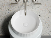 Фото раковина накладная ceramicanova element 36 см, цвет: белый cn6057mw
