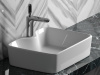 Фото раковина накладная ceramicanova element 48 см, цвет: белый cn6033