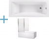 Акриловая ванна Aquanet Bright 165x70 см 00229217 + 00196049