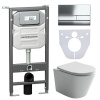 Унитаз с инсталляцией Сет 4 в 1 Ceramicanova CN6000_1002CH_1000