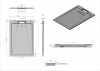 Фото поддон из искуственного камня esbano luxe 120x80 см esp-lx128b
