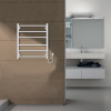 Фото электрический полотенцесушитель azario parma 50x60 см цвет: белый az10856w
