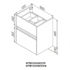 Фото тумба под раковину am.pm sense 60 см m7bfux0602wg