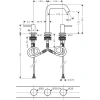 Фото смеситель для раковины hansgrohe tecturis s 73330140