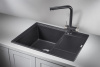 Кухонная мойка Granula 65 см 6503, ЧЁРНЫЙ