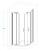 Фото душевое ограждение royal bath hkd rb100hkd-t-ch 100x100 см