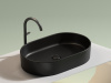 Фото раковина накладная ceramicanova element 60.8 см, цвет: черный cn6048mb