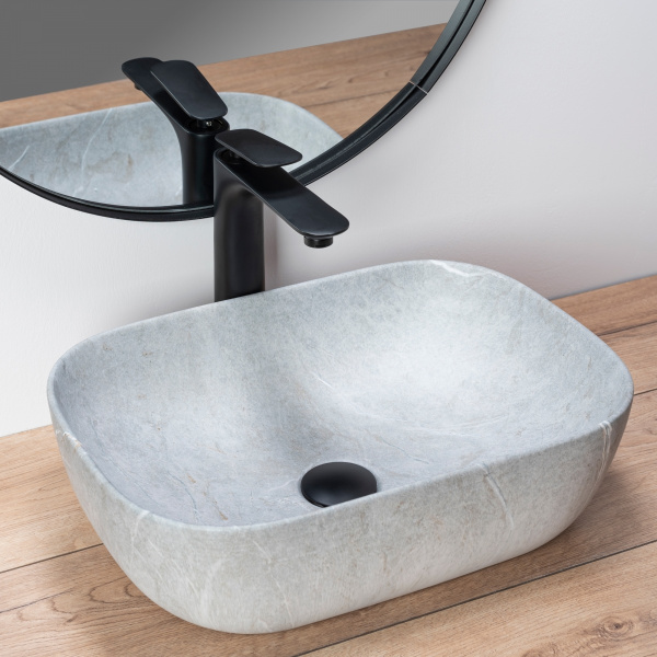Фото раковина rea livia grey 50 см rea-u3801
