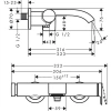 Фото смеситель для ванны hansgrohe vivenis 75420670