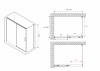 Фото душевое ограждение abber komfort ag93140b-s102b 140x100 см