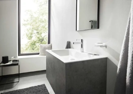 Фото смеситель для раковины hansgrohe finoris 76010000