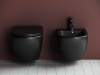 Фото унитаз подвесной, безободковый ceramicanova metropol cn4002mb