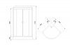 Фото душевая кабина royal bath нк rb90hk6-wc-ch 90x90 см