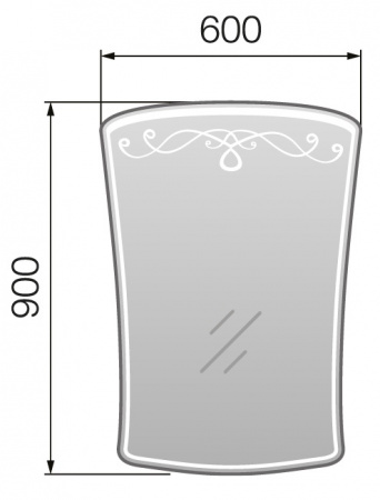 Фото зеркало 1marka classic 1, 60 см
