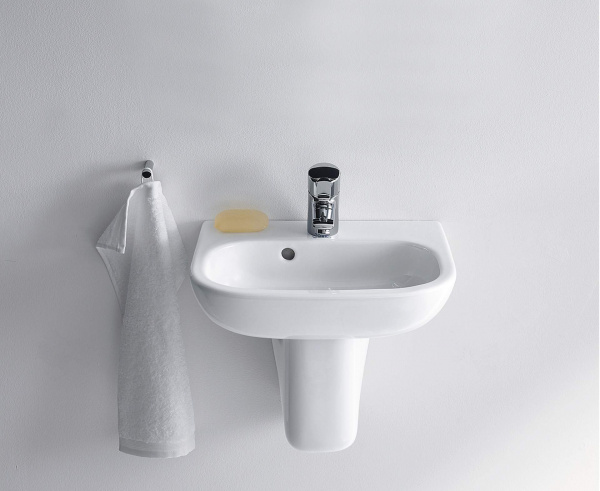 Фото раковина подвесная duravit d-code 45 см 07054500002