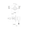 Фото встраиваемый смеситель для душа webert rimini ri880101010