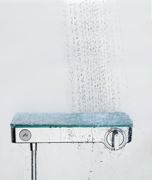 Фото термостатический смеситель для душа hansgrohe showertablet 13171000