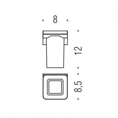 Фото стакан подвесной colombo design forever b2902
