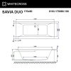 Фото акриловая ванна whitecross savia duo 170x80 см soft 0103.170080.100.soft.wh
