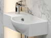 Фото раковина подвесная ceramicanova element 40 см, цвет: белый cn6039r