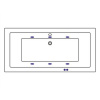 Фото акриловая ванна whitecross savia duo 170x80 см soft 0103.170080.100.soft.wh