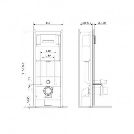 Фото инсталляция для унитазов am.pm start i012703.0201