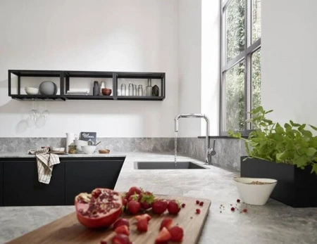 Фото смеситель для кухонной мойки hansgrohe talis 72806000