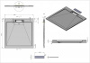 Фото поддон из искуственного камня esbano luxe 110x90 см esp-lx119g
