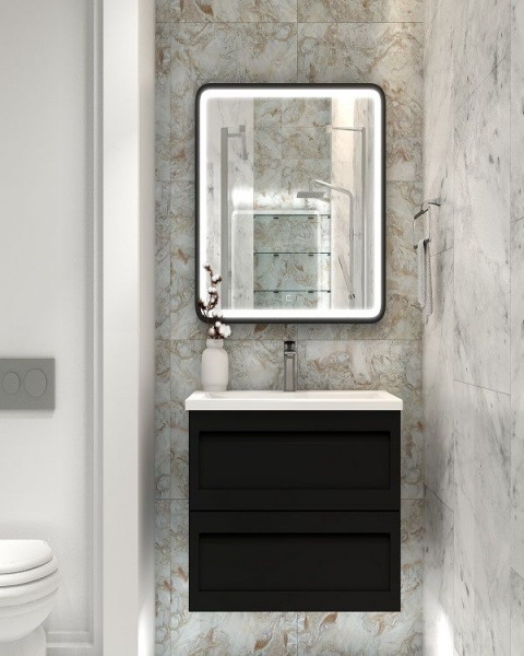 Фото тумба под раковину art&max platino 58 см am-platino-580-2c-so-nm