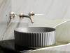 Фото раковина накладная ceramicanova element 36 см, цвет: антрацит cn6057mh