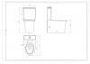 Фото унитаз-компакт arrow 65.4 см ab2230h / as8230d