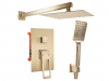 Душевой комплект Rea Parker Gold mat REA-P9141