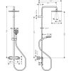 Фото душевая стойка hansgrohe vernis shape 26429670