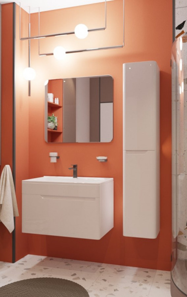 Фото тумба с раковиной эстет kare luxe 80 см фр-00005718