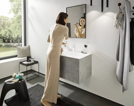 Фото смеситель для раковины hansgrohe finoris 76020700