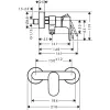 Фото смеситель для душа hansgrohe rebris s 72643670