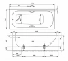 Фото стальная ванна bette form 170x75 см 2947-000adas