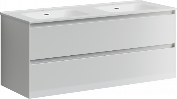 Фото тумба под раковину sancos cento 120 см, цвет: белый глянец cn120-2w