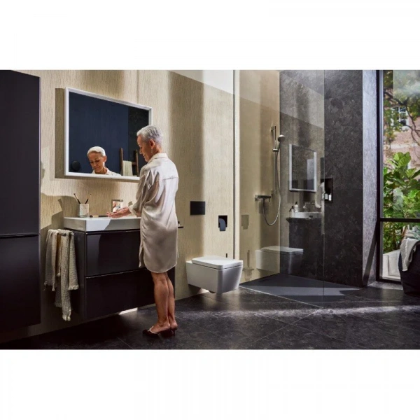 Фото смеситель для раковины hansgrohe tecturis e 73021000