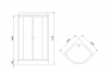 Фото душевая кабина royal bath нк rb100hk6-bt-ch  100x100 см