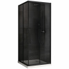 Душевое ограждение Abber Schwarzer Diamant AG02090BDTH 90x90 см