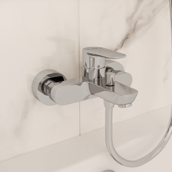 Фото смесители для ванны vitra flow soft a42946exp цвет хром