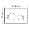 Фото унитаз с инсталляцией abber rechteck ac1220tc-ac0105-ac0121mw