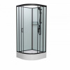 Душевая кабина Frank F400/1 Black 100x100 см 142009