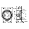 Фото смеситель для душа hansgrohe rebris 72667000s