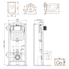 Фото унитаз с инсталляцией am.pm like is49051.801900